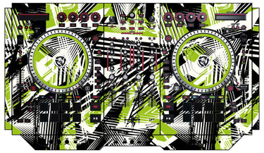 Numark NS 7 II Skin Spike Green